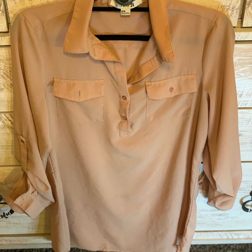 Tunic length blouse